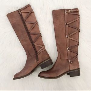 BCBGENERATION Janiss Leather Riding Boots SZ 6